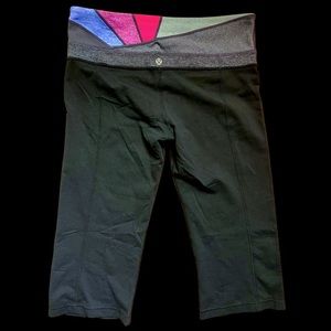 Lululemon Reversible Crop Leggings Black